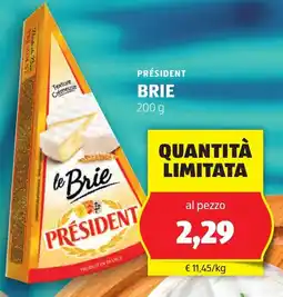 ALDI Président brie offerta
