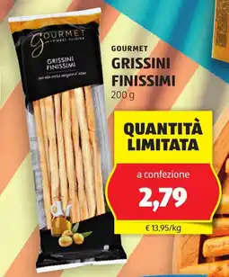 ALDI Gourmet grissini finissimi offerta