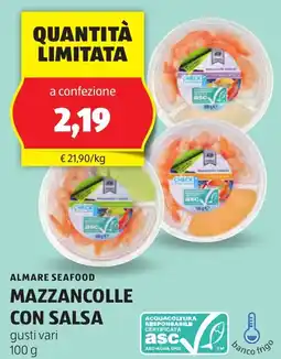ALDI Almare seafood mazzancolle con salsa offerta