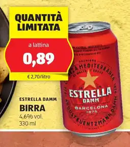 ALDI Estrella damm birra offerta