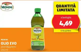 ALDI Monini olio evo offerta
