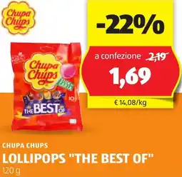 ALDI Chupa chups lollipops the best of offerta