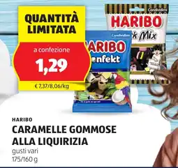 ALDI Haribo caramelle gommose alla liquirizia offerta
