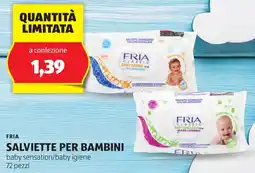 ALDI Fria salviette per bambini offerta
