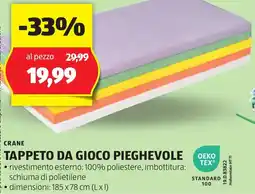 ALDI Crane tappeto da gioco pieghevole offerta