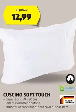 ALDI Cuscino soft touch offerta