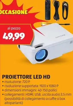 ALDI Proiettore LED HD offerta