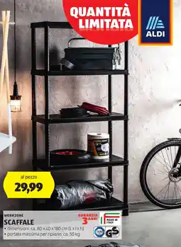 ALDI Workzone scaffale offerta