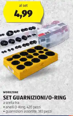 ALDI Workzone set guarnizioni/o-ring offerta