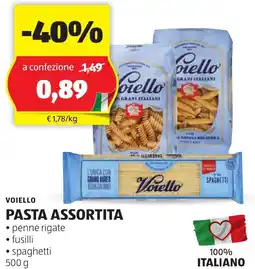 ALDI Voiello pasta assortita offerta