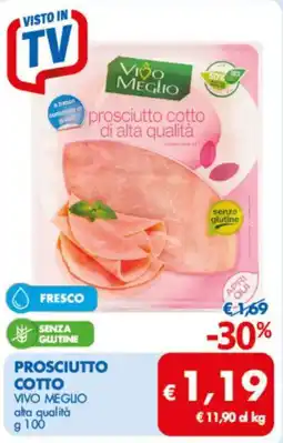 MD Discount Vivo meguo prosciutto cotto offerta