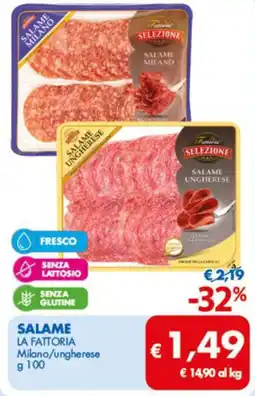 MD Discount La fattoria salame offerta