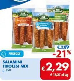 MD Discount Salamini tirolesi mix offerta