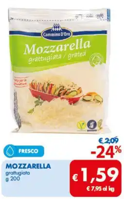 MD Discount Cammino d'oro mozzarella grattugiata offerta