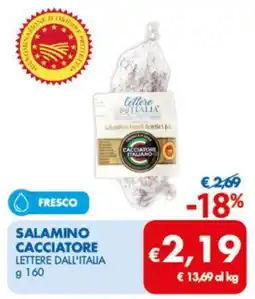 MD Discount Lettere dall'itala salamino cacciatore offerta