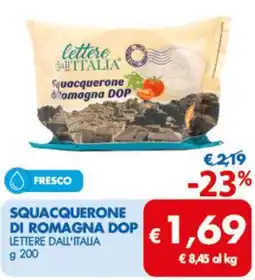 MD Discount Lettere dall'italia squacquerone di romagna dop offerta