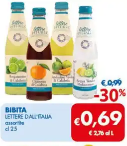 MD Discount Lettere dall'italia bibita offerta
