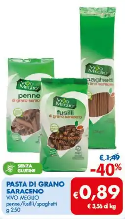 MD Discount Vivo meglio pasta di grano saraceno offerta