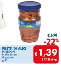 MD Discount Poseidon filetti di alici offerta
