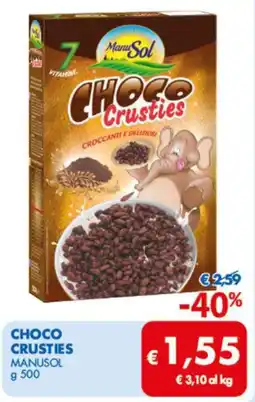 MD Discount Manusol choco crusties offerta