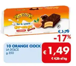 MD Discount La dolce 10 orange ciock offerta