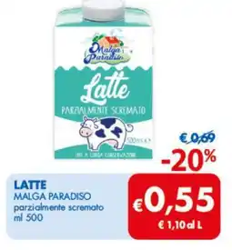 MD Discount Malga paradiso latte offerta