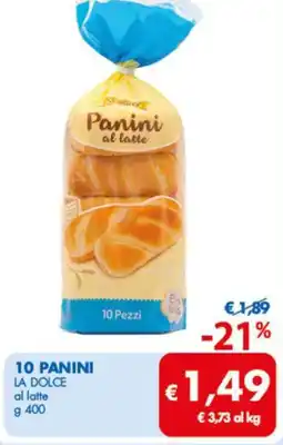 MD Discount La dolce 10 panini offerta