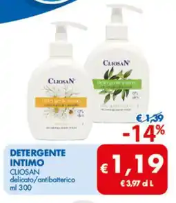 MD Discount Cliosan detergente intimo offerta