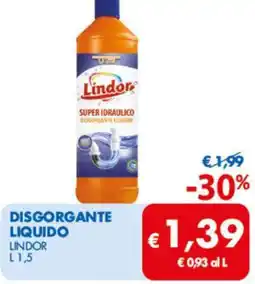 MD Discount Lindor disgorgante liquido offerta