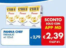 MD Discount Parmalat panna chef offerta