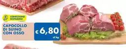 MD Discount Capocollo di suino con osso offerta