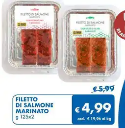 MD Discount Filetto di salmone marinato offerta
