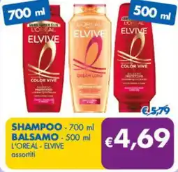 MD Discount L'oreal-Elvive shampoo - balsamo offerta