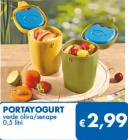 MD Discount Portayogurt verde oliva/senape offerta