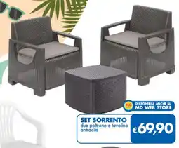 MD Discount Set sorrento offerta
