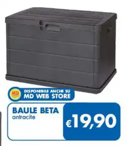 MD Discount Baule beta antracite offerta