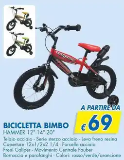 MD Discount Bicicletta bimbo offerta
