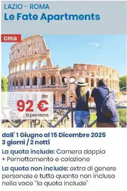 MD Discount LAZIO - ROMA Le Fate Apartments offerta