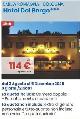 MD Discount EMILIA ROMAGNA BOLOGNA Hotel Del Borgo offerta