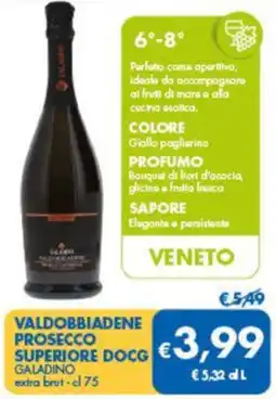 MD Discount Galadino valdobbiadene prosecco superiore docg offerta