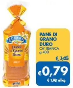 MD Discount Ca' bianca pane di grano duro offerta