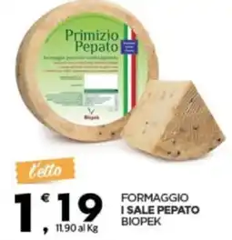 Despar Biopek formaggio i sale pepato offerta
