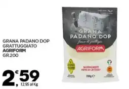 Despar Agriform grana padano dop grattuggiato offerta
