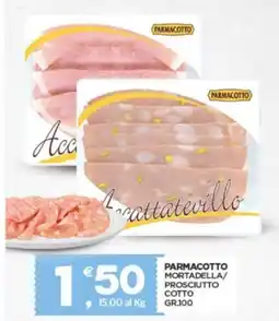 Despar Parmacotto mortadella/ prosciutto cotto offerta