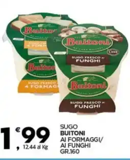 Despar Buitoni sugo buitoni ai formaggi ai funghi offerta