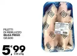 Despar iblea frigo filetti di merluzzo offerta