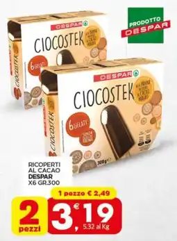 Despar Despar ricoperti al cacao offerta