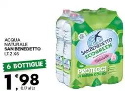 Despar San benedetto acqua naturale offerta