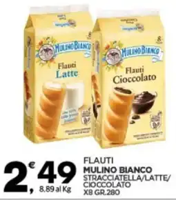 Despar Flauti mulino bianco stracciatella/latte/ cioccolato offerta