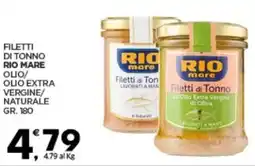 Despar Rio mare filetti di tonno offerta